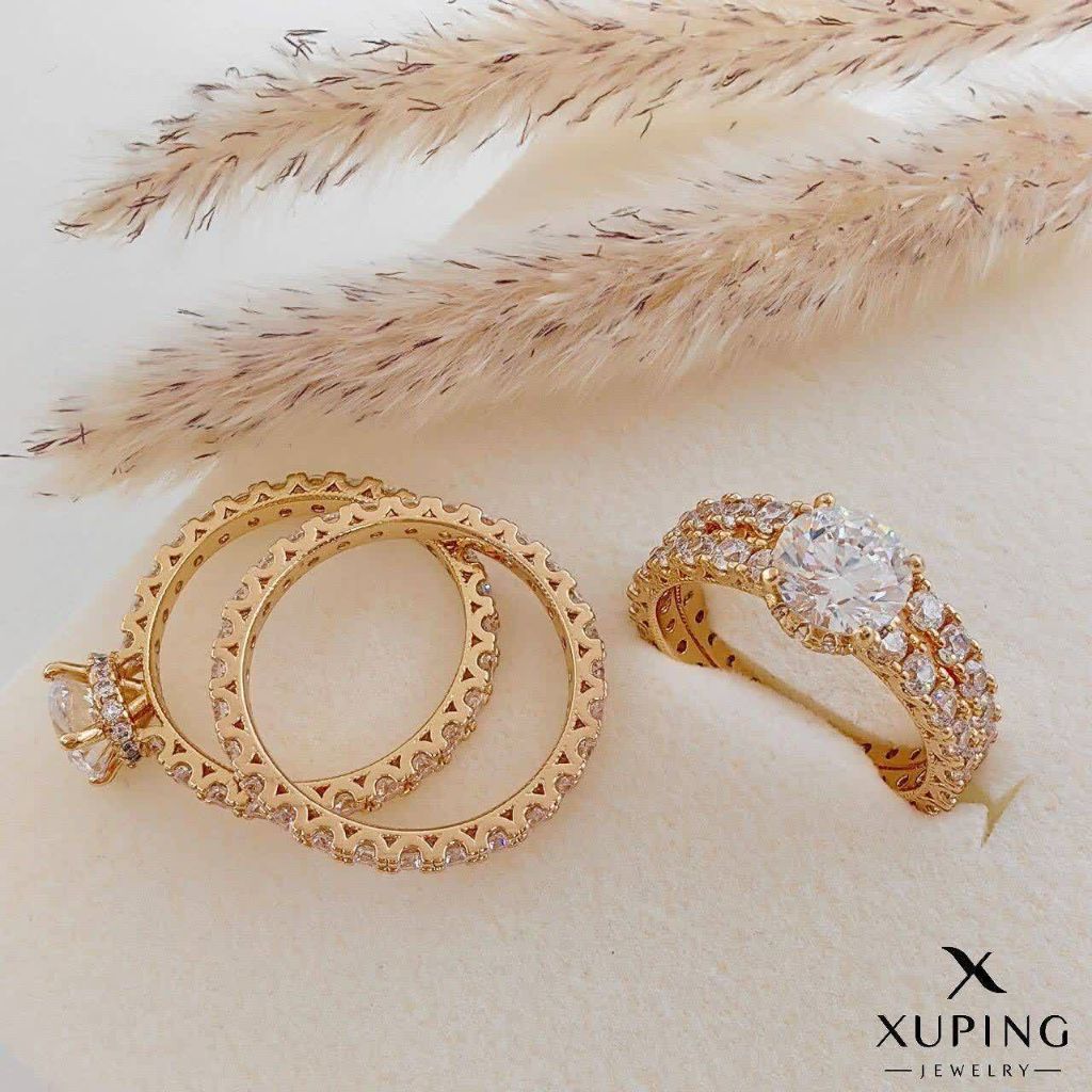 انگشتر تمام نگین ژوپینگ کد 3076 - خرید آنلاین از گالری آداس